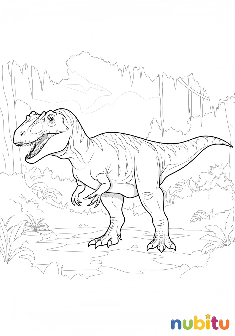 ¡aventura prehistórica! descubre los alosaurio más feroces y divertidos 🦖