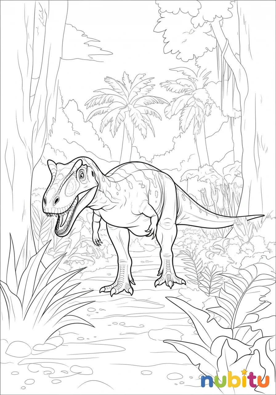 ¡la aventura jurásica de los chilantaisaurus más asombrosos! 🦖