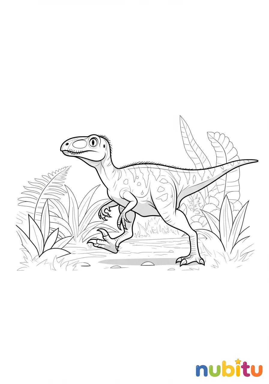 Divertidos y jurásicos compsognato