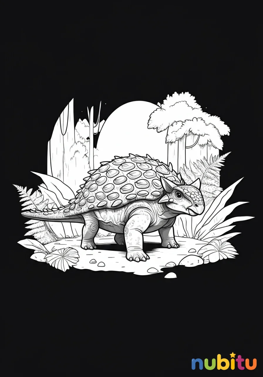 ¡aventura jurásica! descubre los increíbles y divertidos edmontonia para pequeños exploradores 🦖