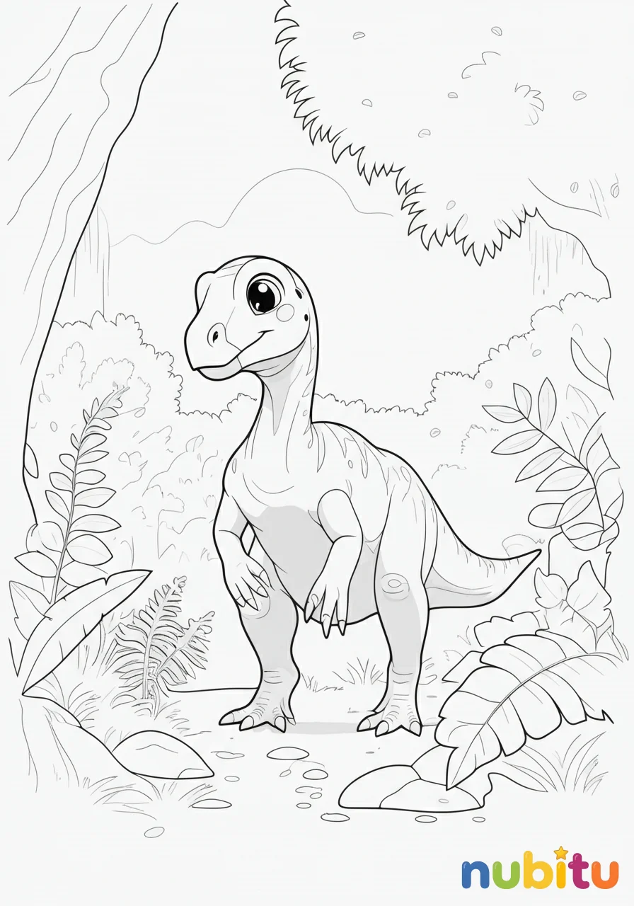 ¡aventura jurásica! descubre y dibuja los fascinantes eolambia para pequeños artistas 🦖