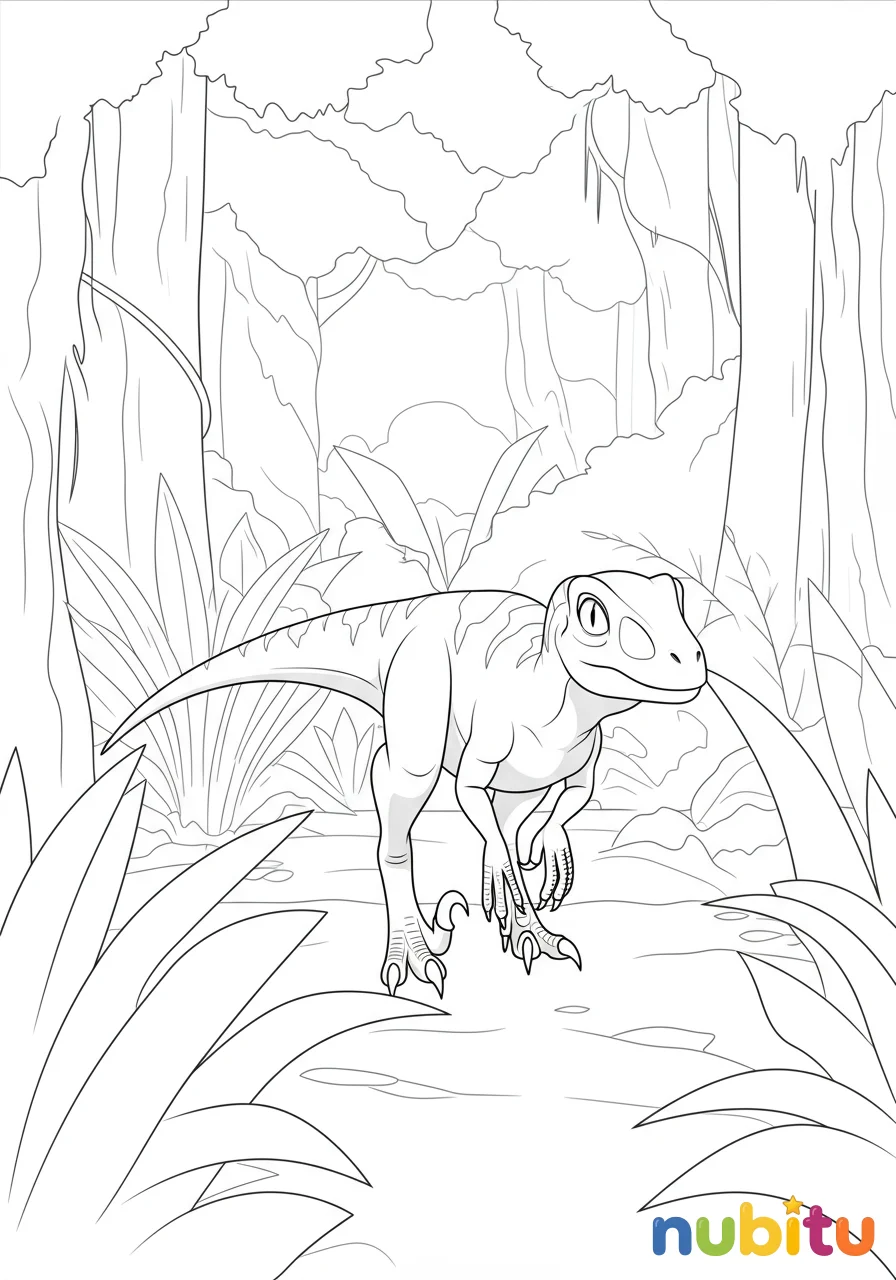 ¡rugido de creatividad! 🎨 descubre los increíbles fukuiraptor para pequeños artistas exploradores 🦖