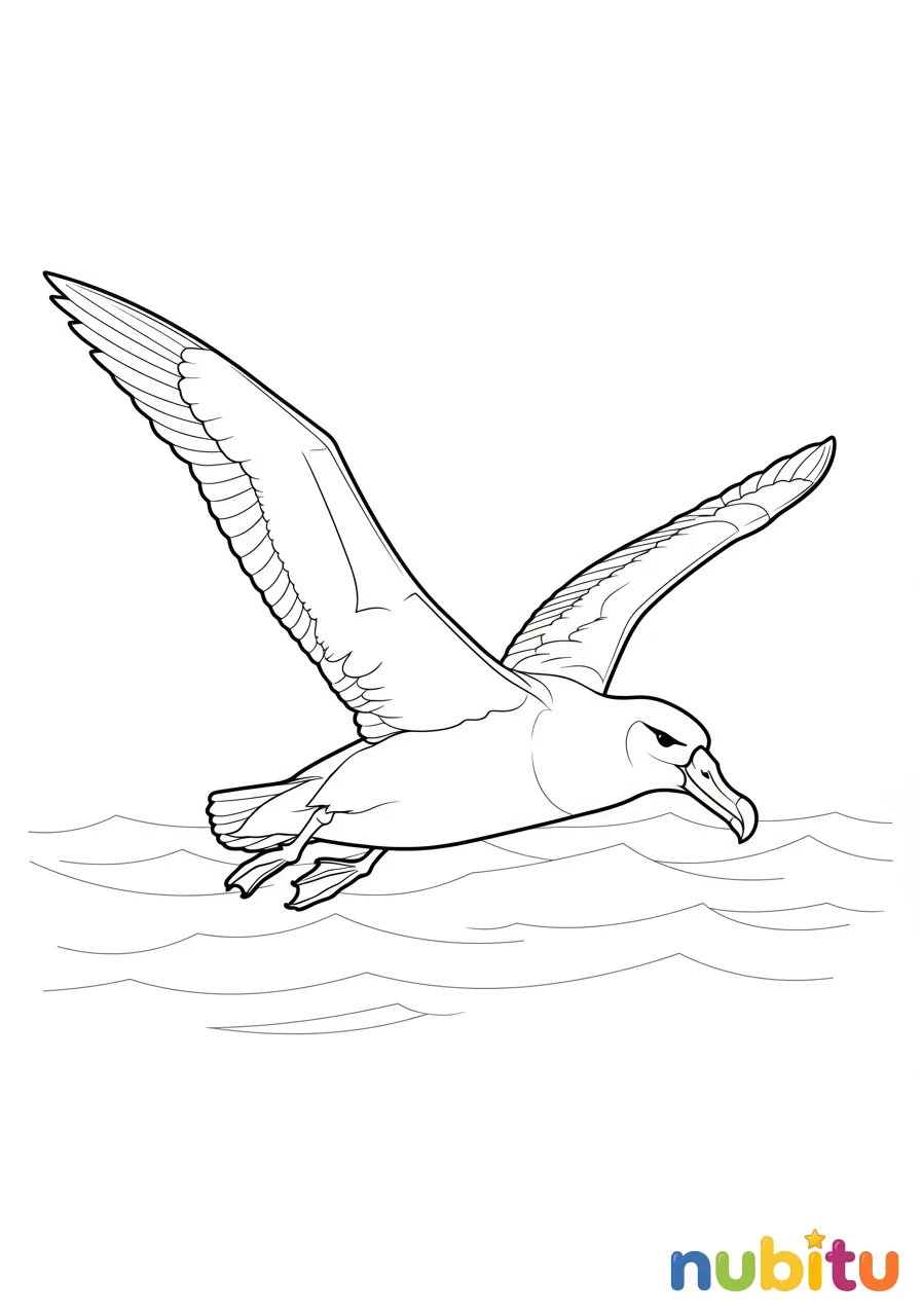 Descubre el mar y el cielo con los mágicos albatros viajeros para pequeños exploradores ✈️