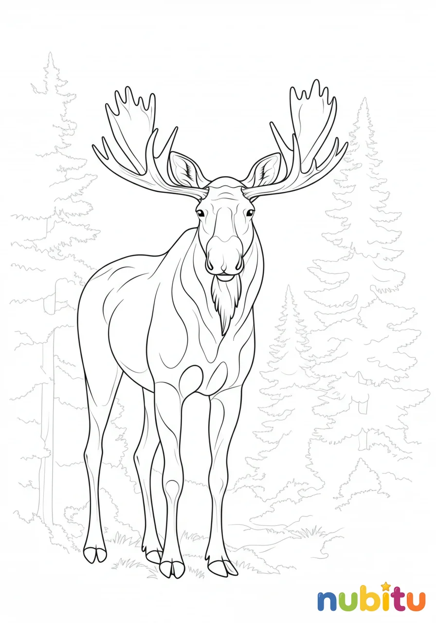 ¡aventura en el bosque! maravillosos alces americanos para pequeños exploradores 🦌