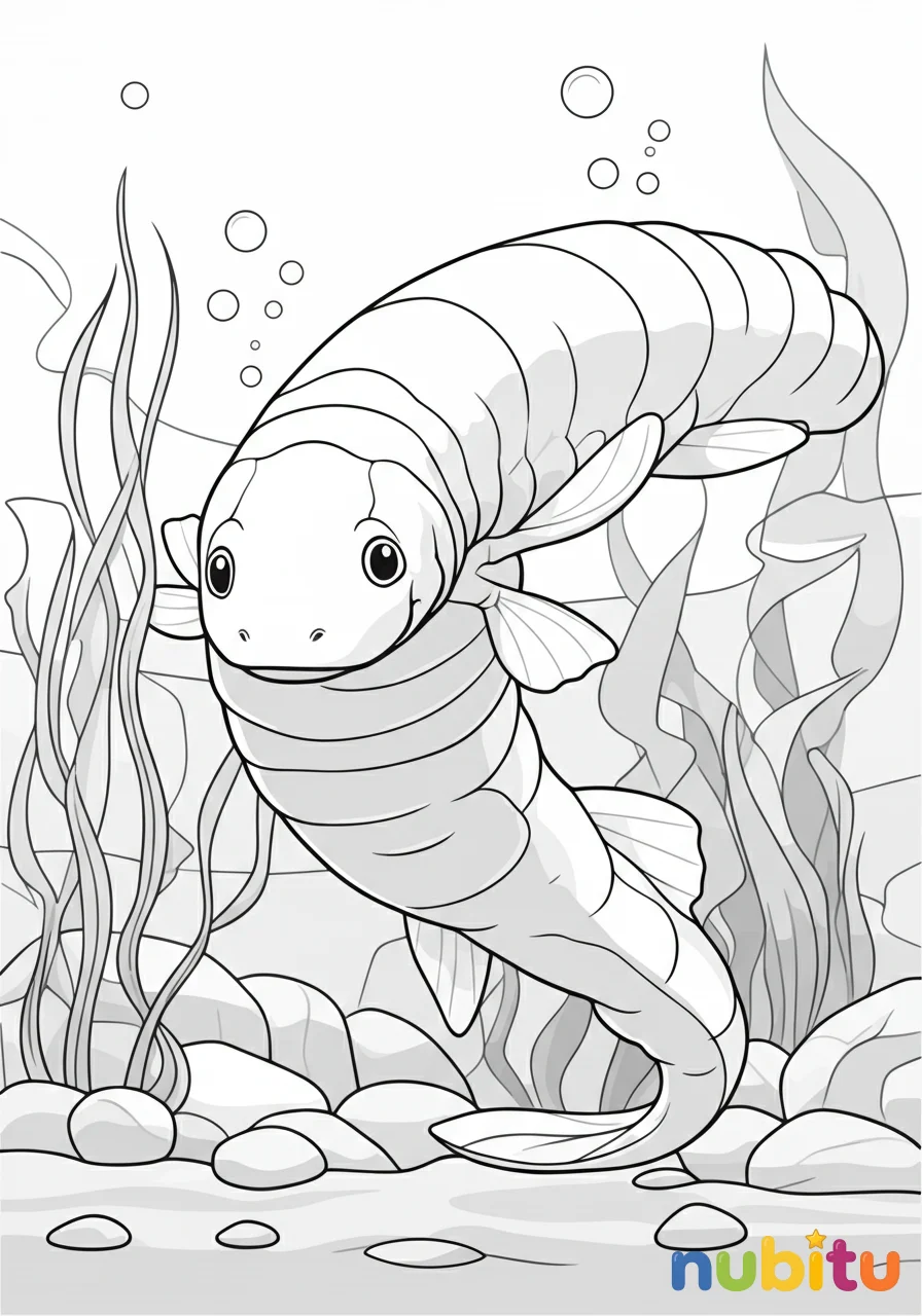 El mágico mundo de los anfiumas para explorar y colorear 🎨