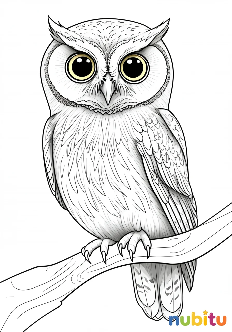 ¡descubre el mundo nocturno con los mágicos autillos europeos para pequeños artistas! 🦉