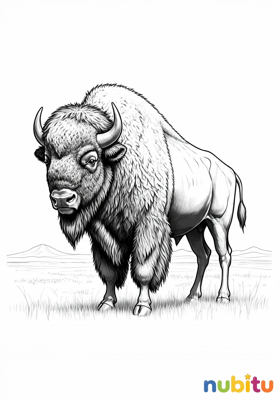 La gran estepa de los bisontes americanos