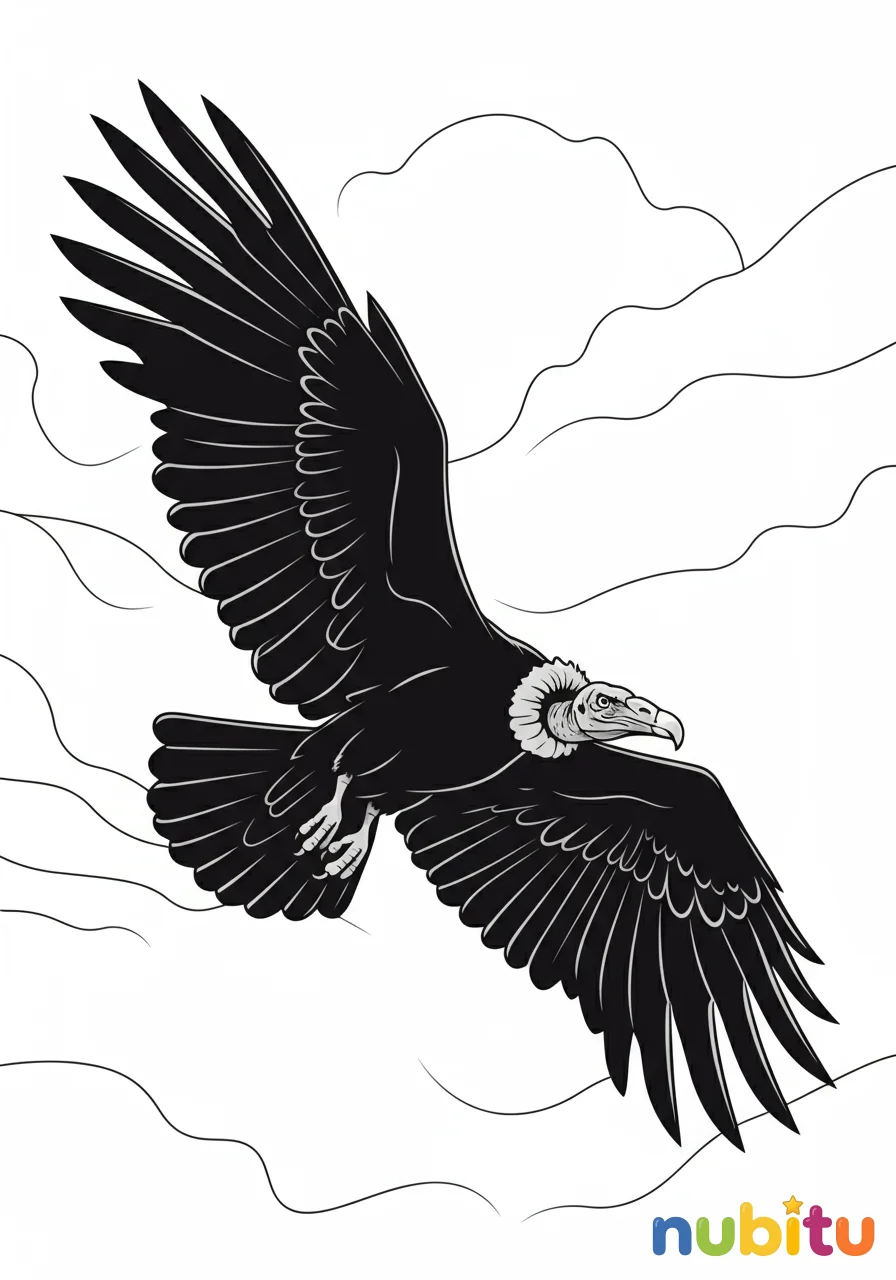 ¡aventuras aladas! descubre los fascinantes buitre negro para pequeños artistas y grandes soñadores 🎨