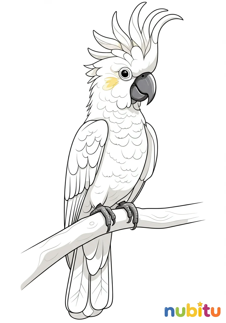 Descubre la magia alada con nuestros increíbles cacatúas galeritas para pequeños artistas 🦜