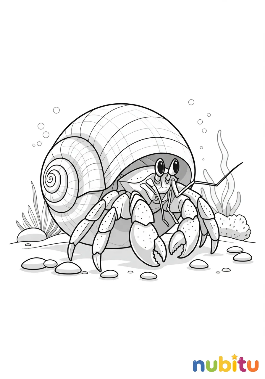 ¡aventuras marinas y conchas mágicas! los más geniales cangrejos ermitaños para artistas exploradores 🦀