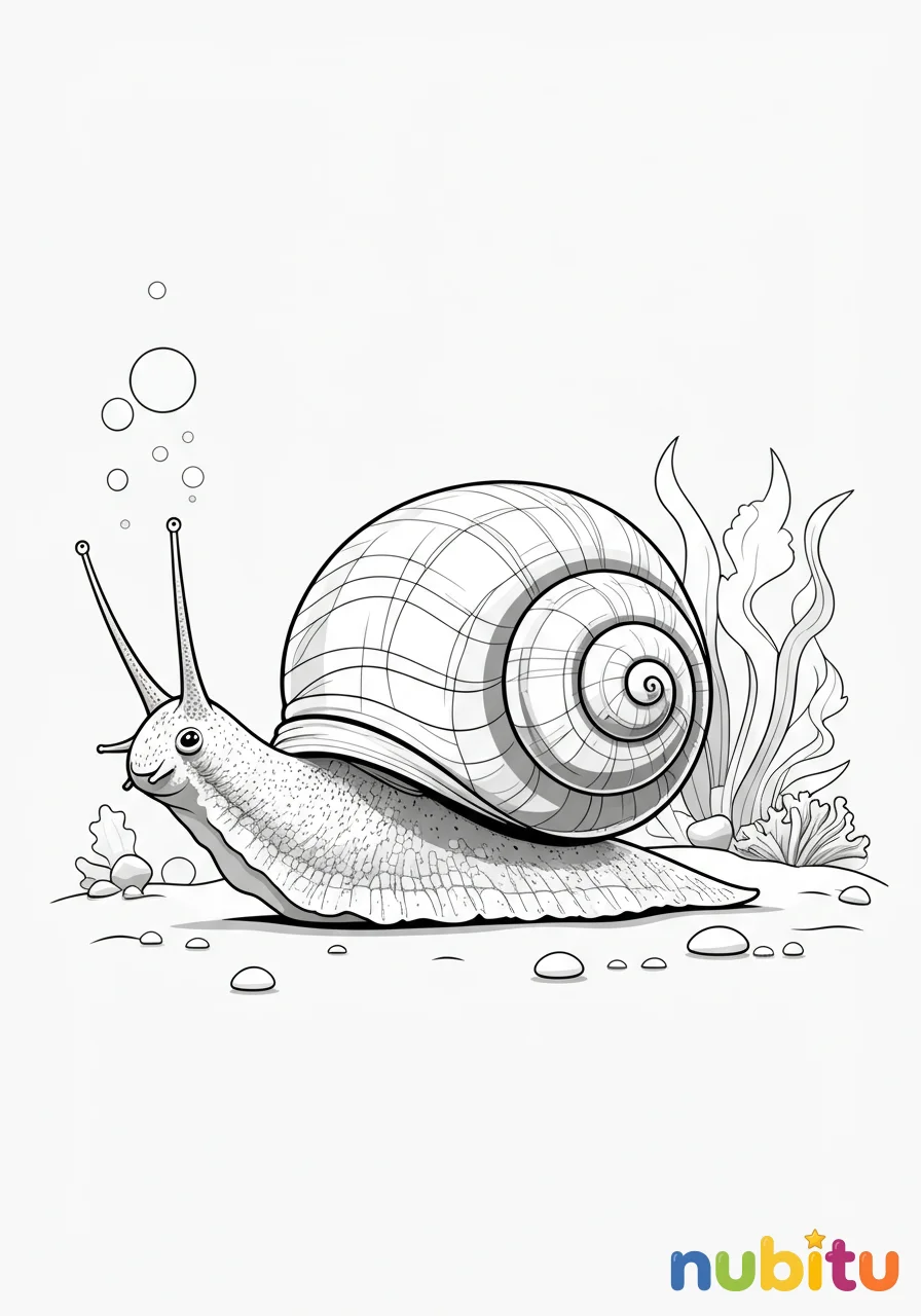 ¡aventura marina! descubre los fascinantes caracales asiáticos para pequeños artistas 🐚