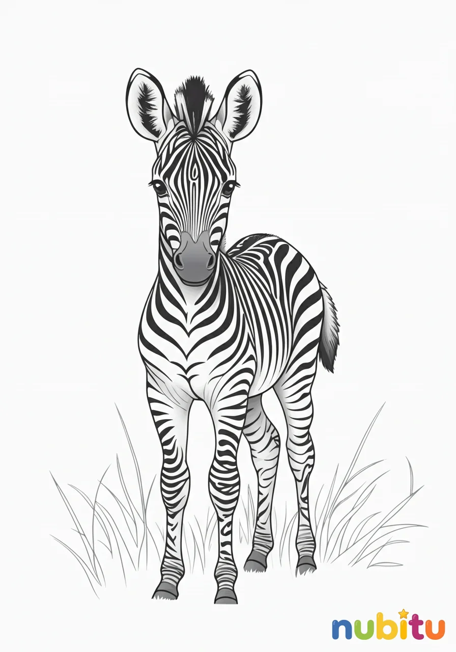 ¡descubre la magia de las rayas! increíbles cebras de burchell para pequeños artistas 🦓