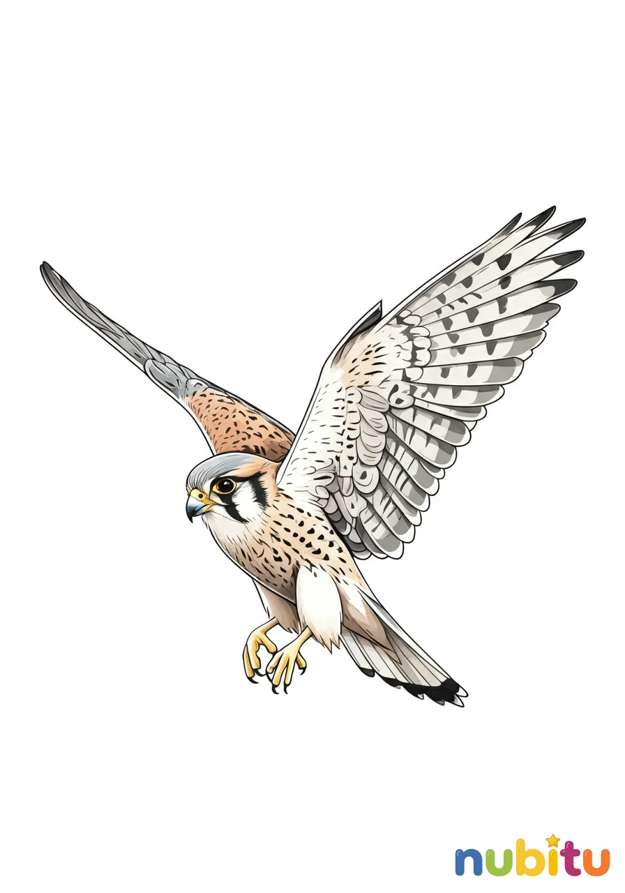 Explora el cielo con encantadores cernícalos primillas para pequeños artistas y soñadores 🎨