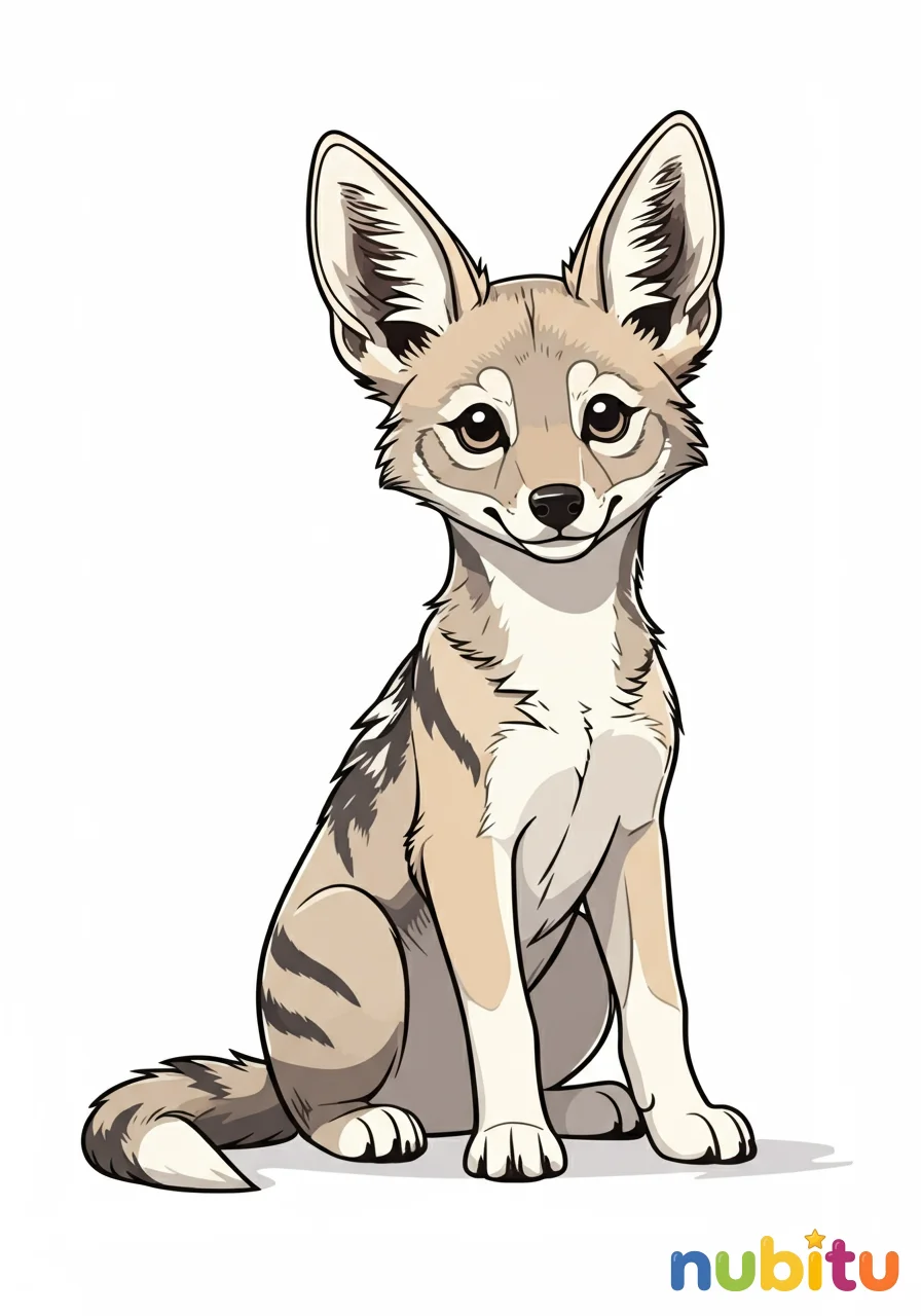 Aventuras salvajes y chacales rayados ¡para pequeños artistas exploradores! 🐾