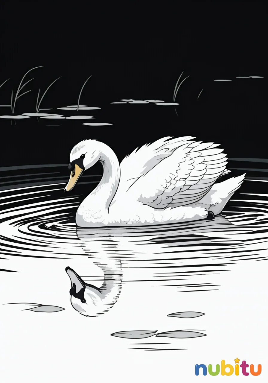 ¡alas y pinceles! descubre los maravillosos cisnes trompeteros 🦢