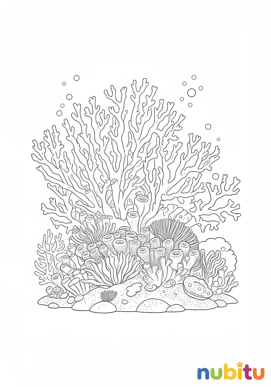 ¡aventura acuática! fascinantes corales de fuego para pequeños exploradores marinos 🌊