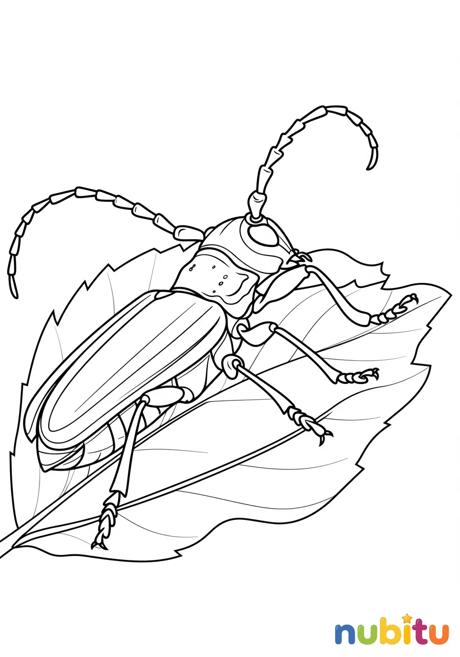 ¡aventuras brillantes con escarabajos longicornios