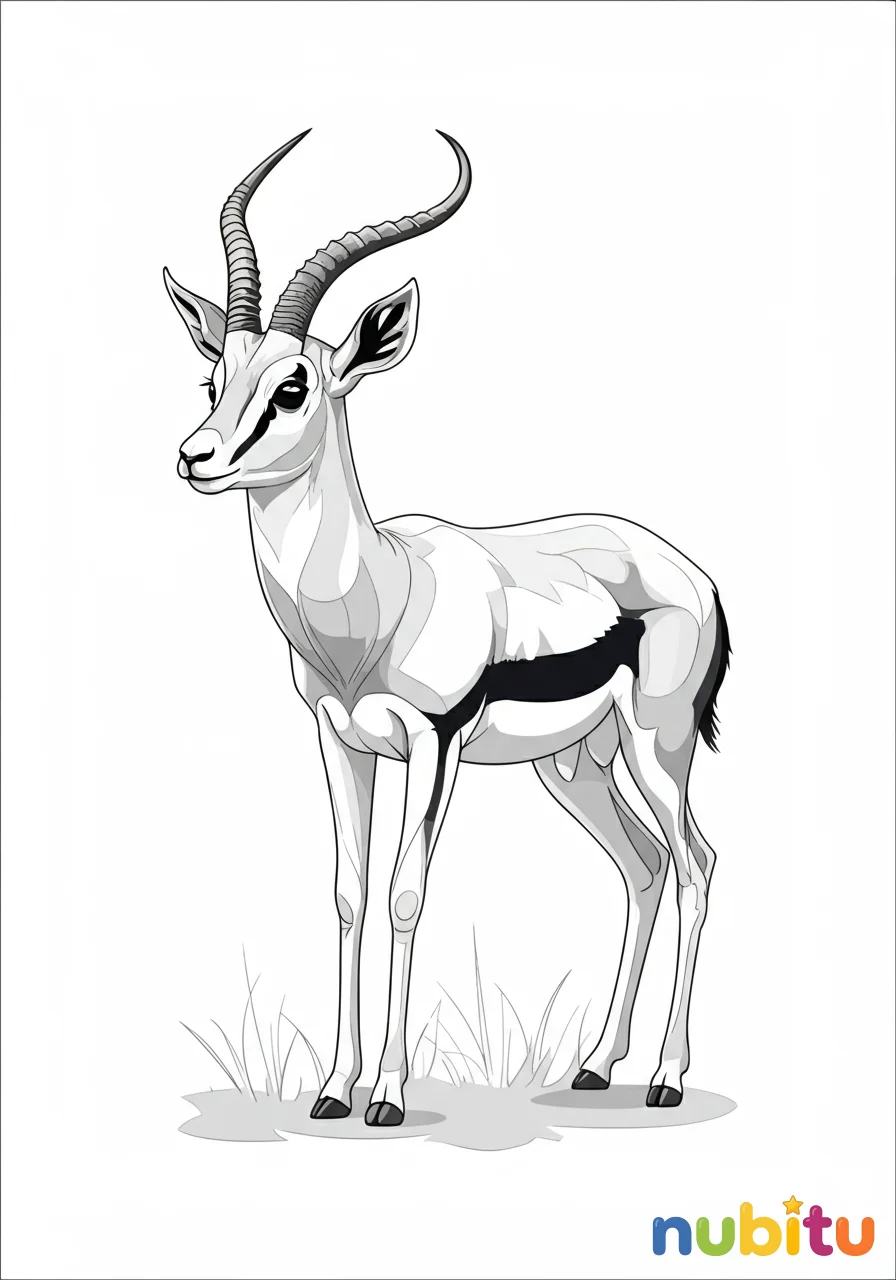 ¡aventuras salvajes! descubre los maravillosos gacelas thomsones para pequeños artistas exploradores 🎨