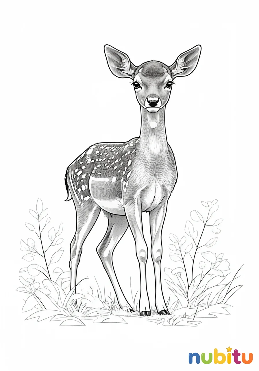 Aventuras mágicas con los gamos europeos más adorables para pequeños artistas 🦌