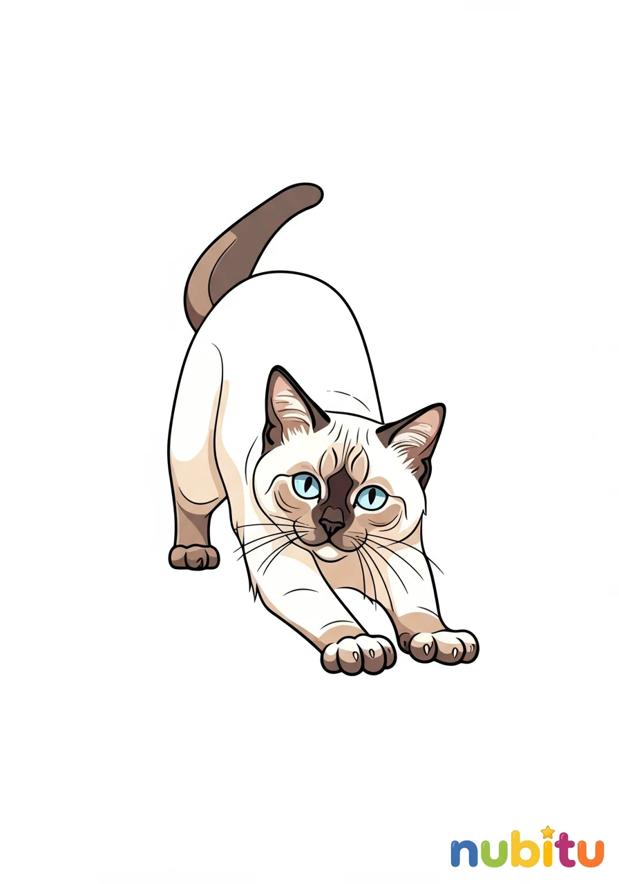 ¡aventura creativa! descubre los hermosos gatos balinés para pequeños artistas 🐾