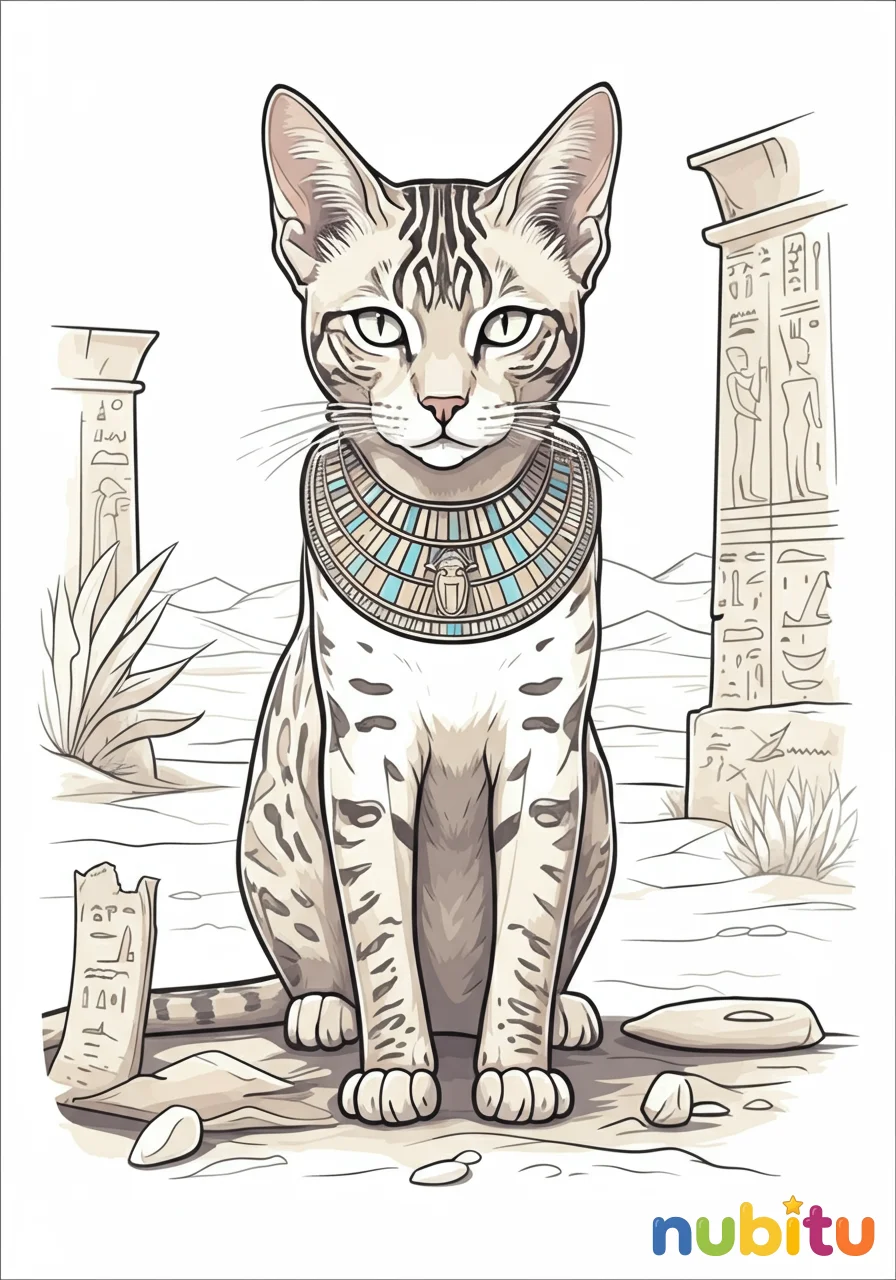 ¡mágicos gatos maus egipcios para pequeños exploradores artísticos! 🐾