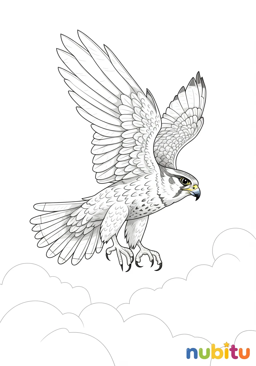 ¡alza el vuelo con creatividad! increíbles halcones bornís para pequeños artistas 🦅