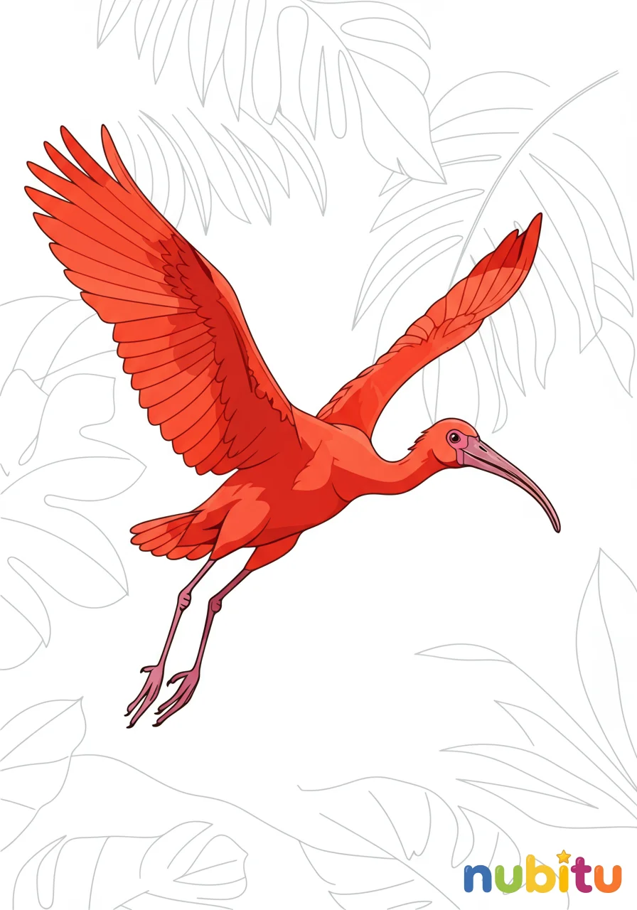 Aventuras tropicales con ibis escarlatas