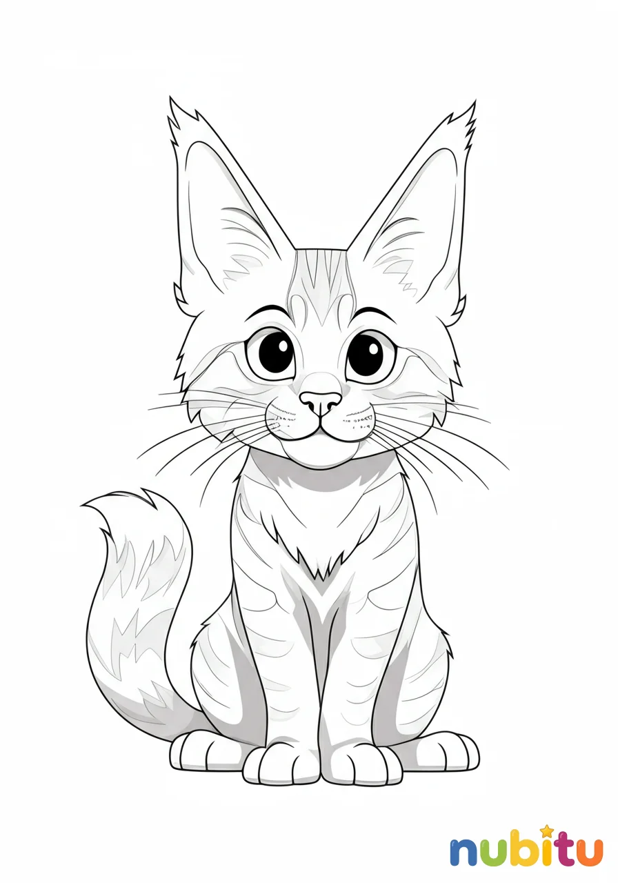 ¡descubre el mundo felino! mágicos maine coon para pequeños artistas 🐾