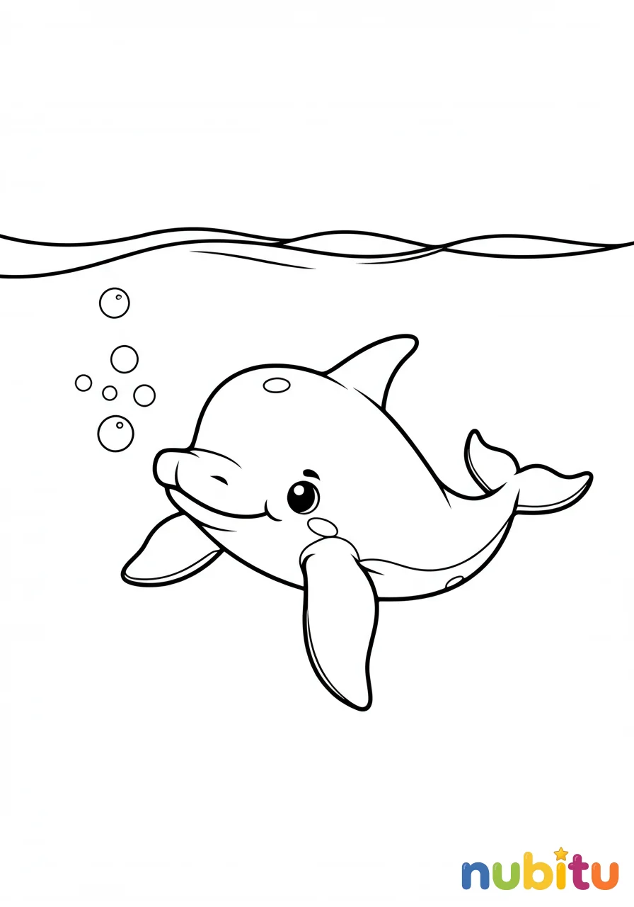 ¡explora las profundidades con nuestros asombrosos marsopa para pequeños artistas! 🎨