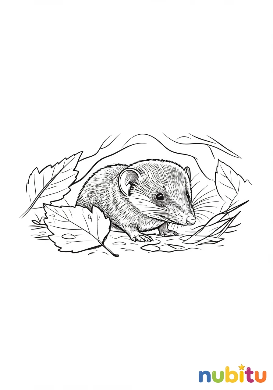 Maravillosos musaraña para pequeños exploradores artísticos ✨