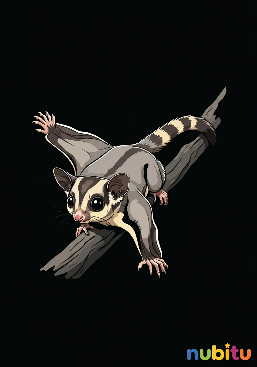 ¡a volar la imaginación con los fantásticos petauros del azúcar más adorables! 🌟