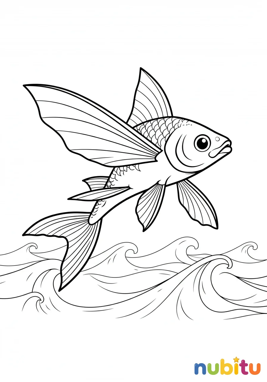 ¡aletas mágicas! los más divertidos pez volador para pequeños artistas submarinos 🐠