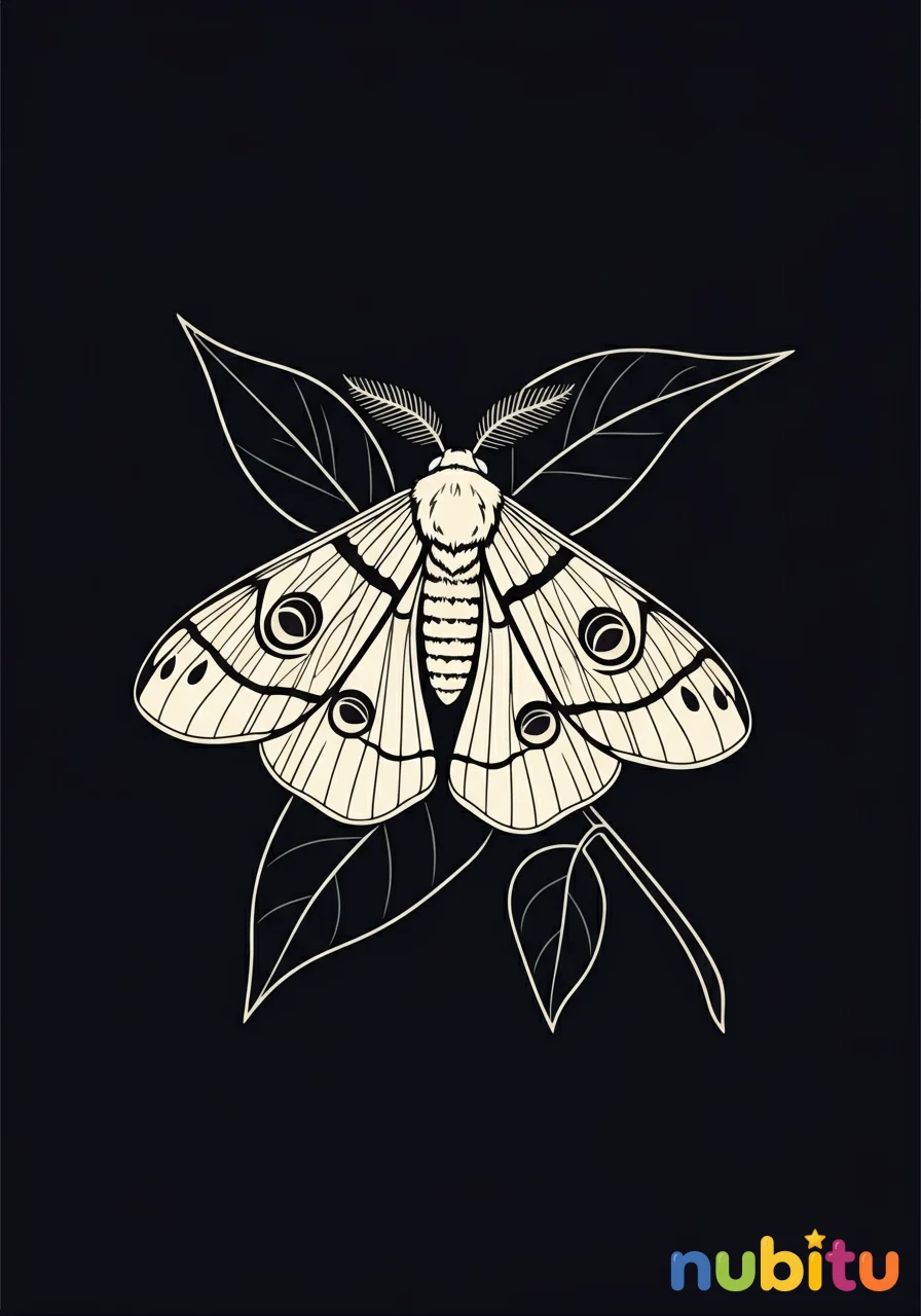 ¡aventuras nocturnas! encantadores polilla para pequeños artistas brillantes ✨