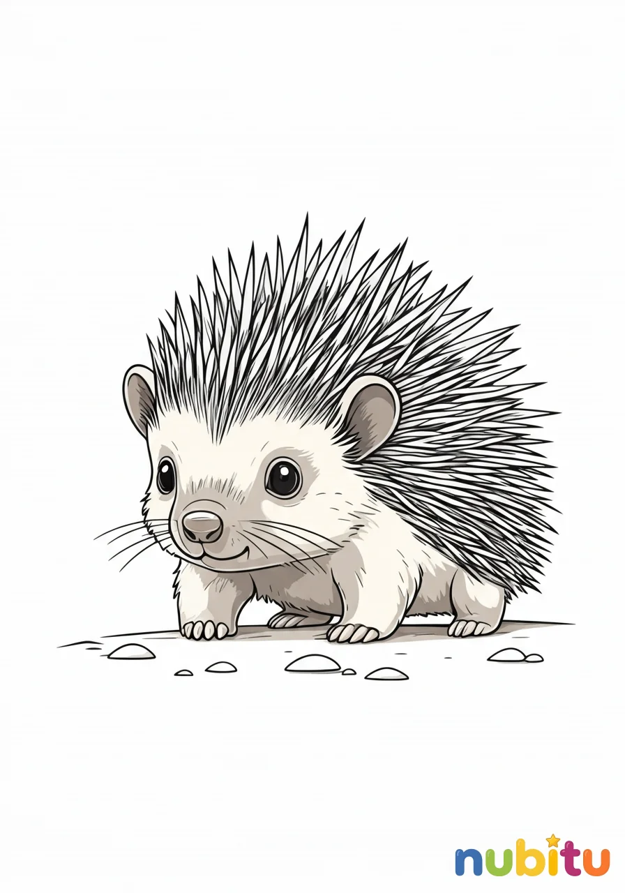 ¡aventura creativa! descubre los más tiernos puercoespines africanos y aprender 🦔✨
