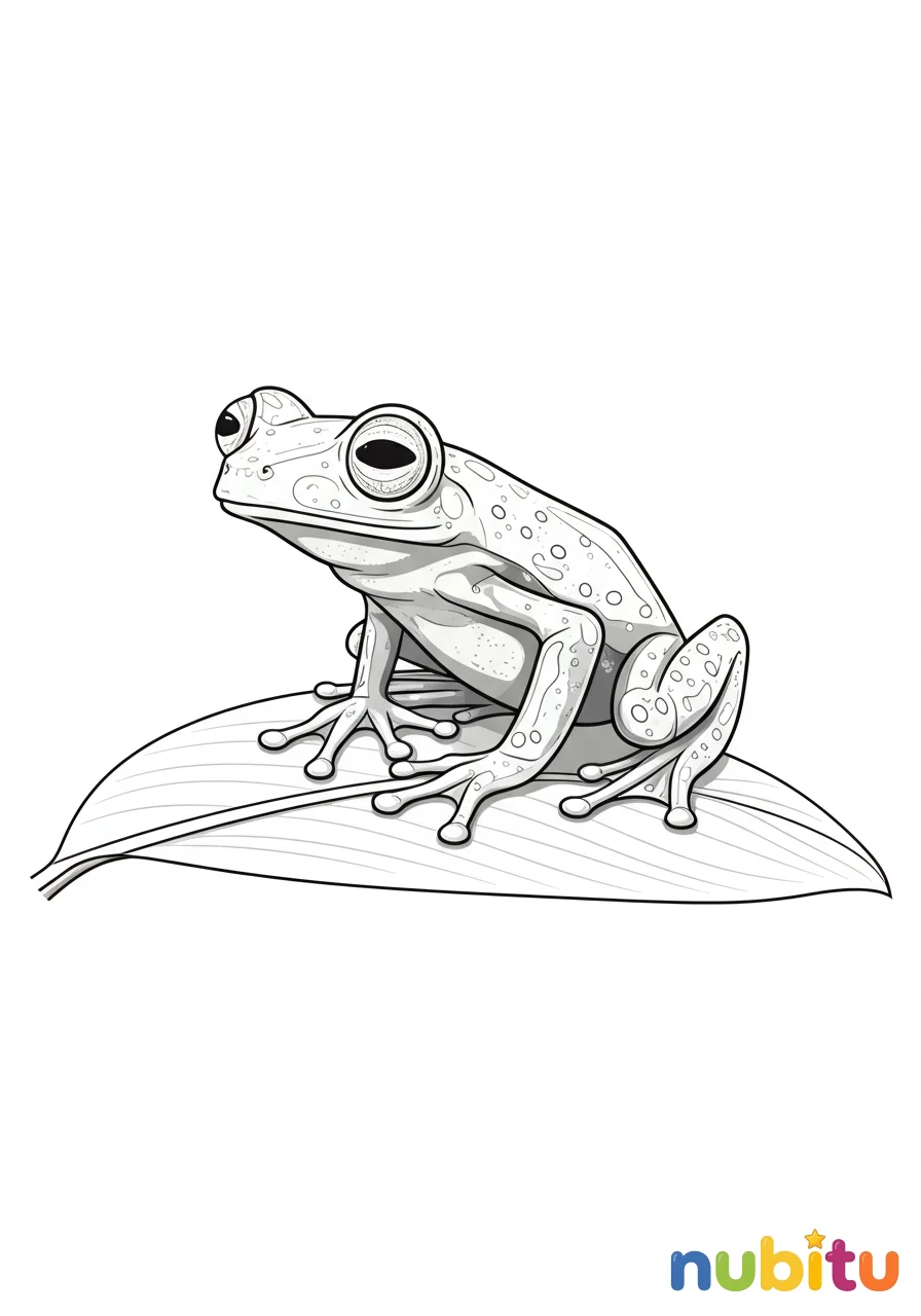 La mágica aventura de colorear ranas de cristal