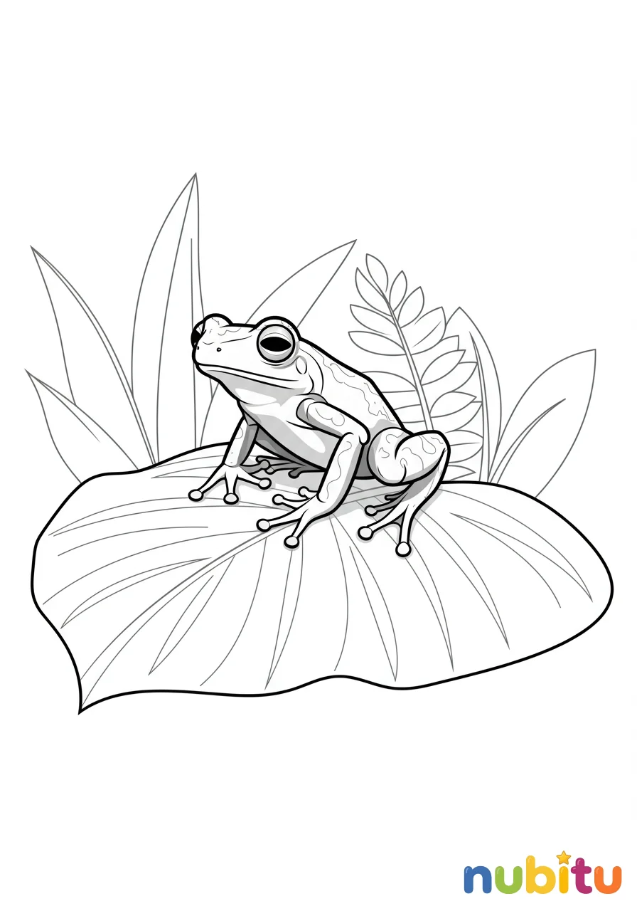 ¡explora la selva! fascinantes ranas de dardo dorada para pequeños artistas y aventureros 🎨