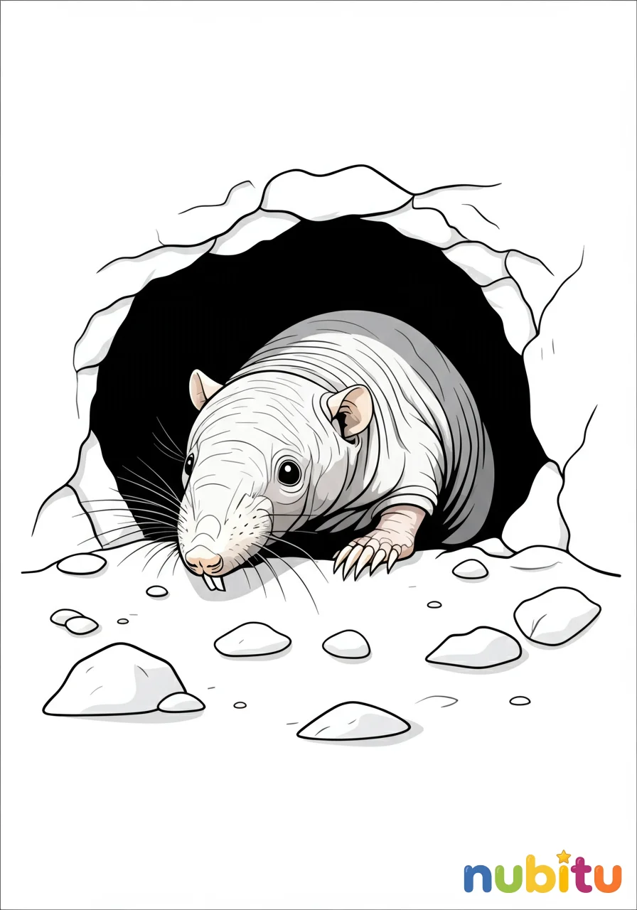 ¡descubre el fascinante mundo subterráneo con nuestros ratas topos desnudas para pequeños exploradores! 🐭✨