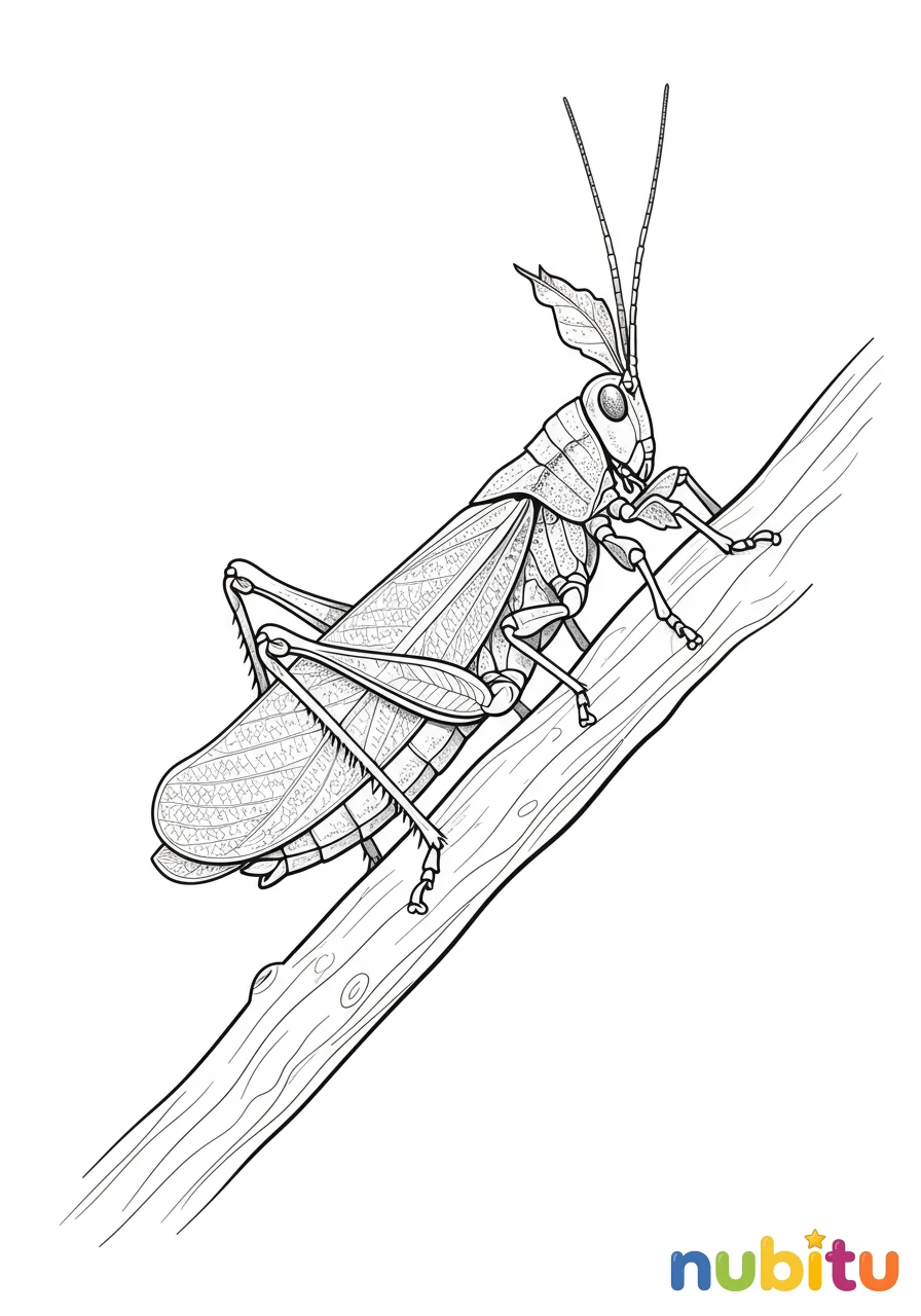 El mágico mundo de los saltamontes hojas