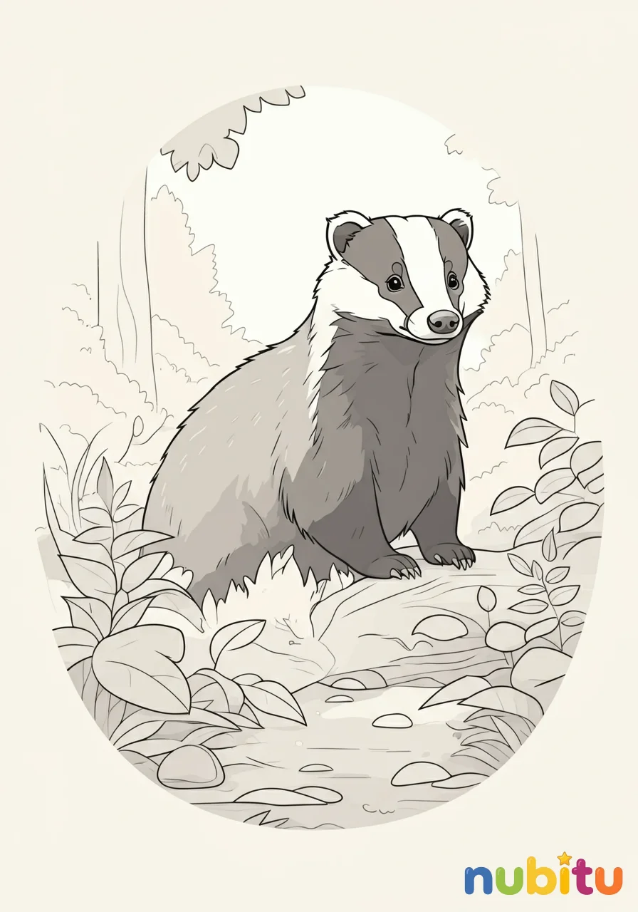 La aventura más divertida con tejones europeos para pequeños artistas 🎨