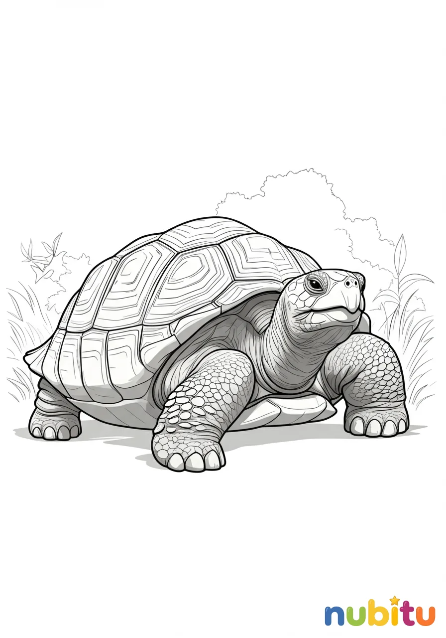 Aventura creativa con los tortugas gigantes de aldabra