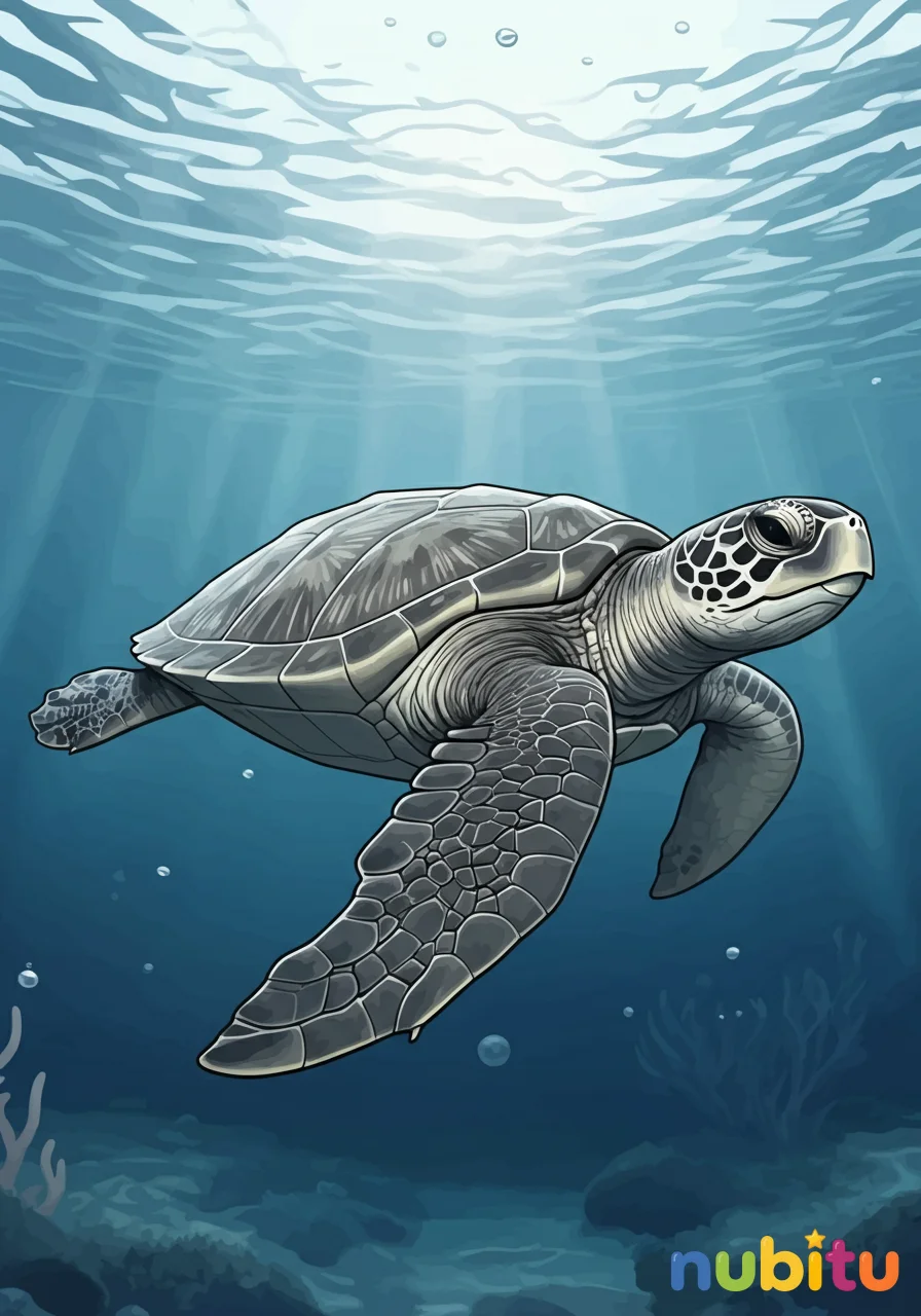 ¡sumérgete en la magia marina con los tortugas laúdes más aventureras! 🐢