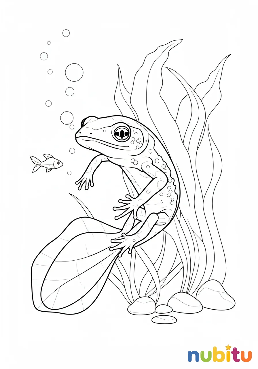 ¡sumérgete en la magia! 🎨 fantásticos tritones crestados para aventureros pequeños 🌟