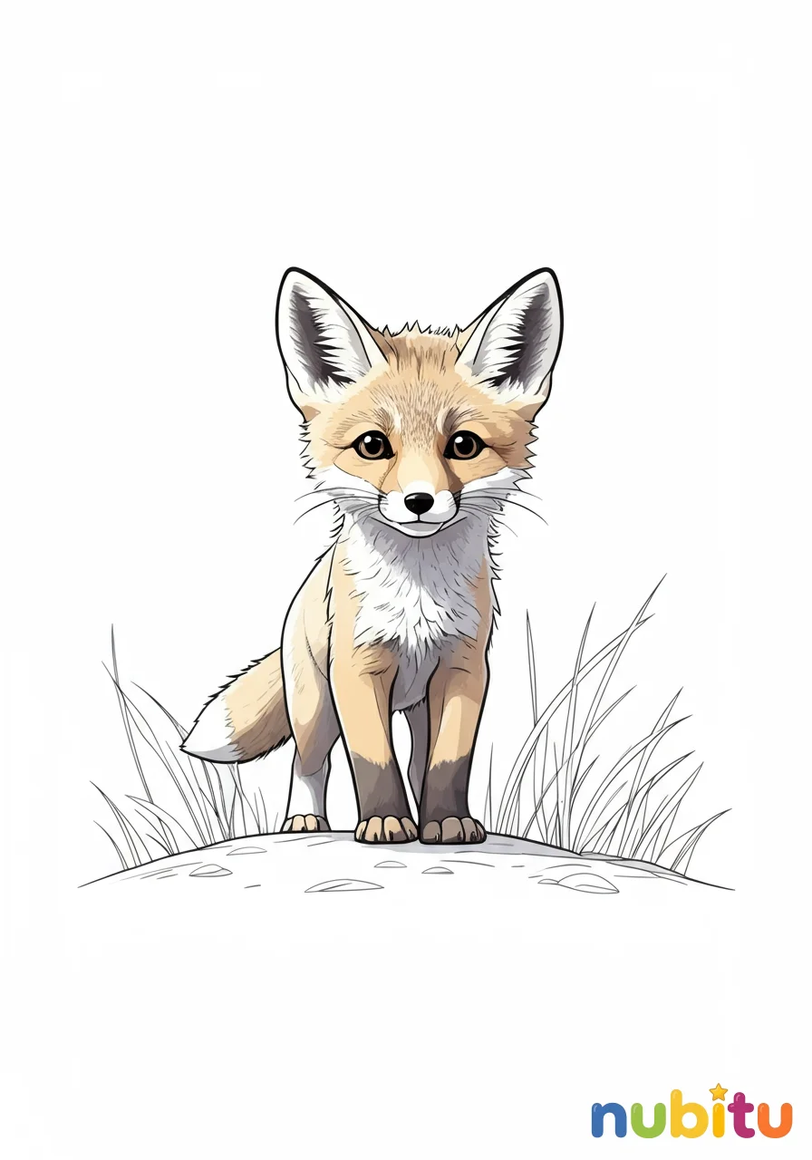 Aventuras salvajes y encantadores zorros corsaces para pequeños artistas 🦊