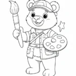 Dibujo de Pintada para colorear